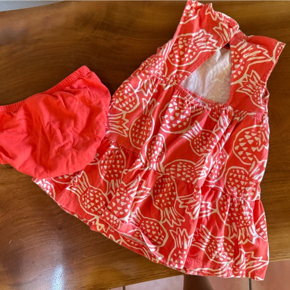 Carters Pineapple dress and bloomer set 18m​ - Picture 2 of 2